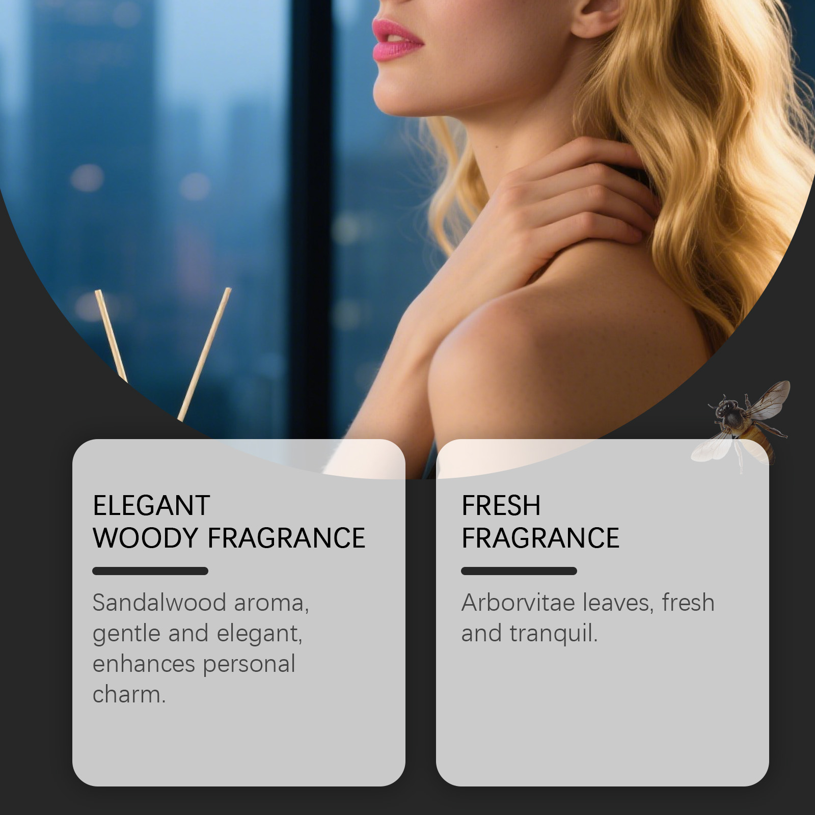 Charming Perfume Fresh Light Layered Textured Soft Mild Long Lasting Fragrance Daily Party Occasions
