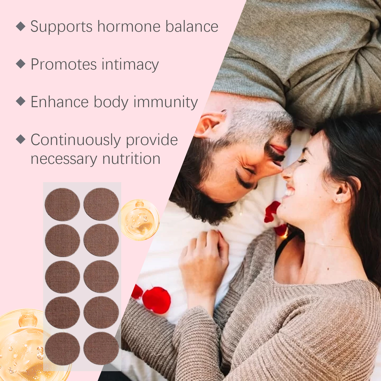 Herbal Vitality Patch Male Energy Supplement Boost Vitality Performance Herbal Patch For Male Daily Physical Care