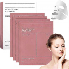 10Pcs Bio-collagen Deep Mask Collagen Sheet Face Overnight Mask