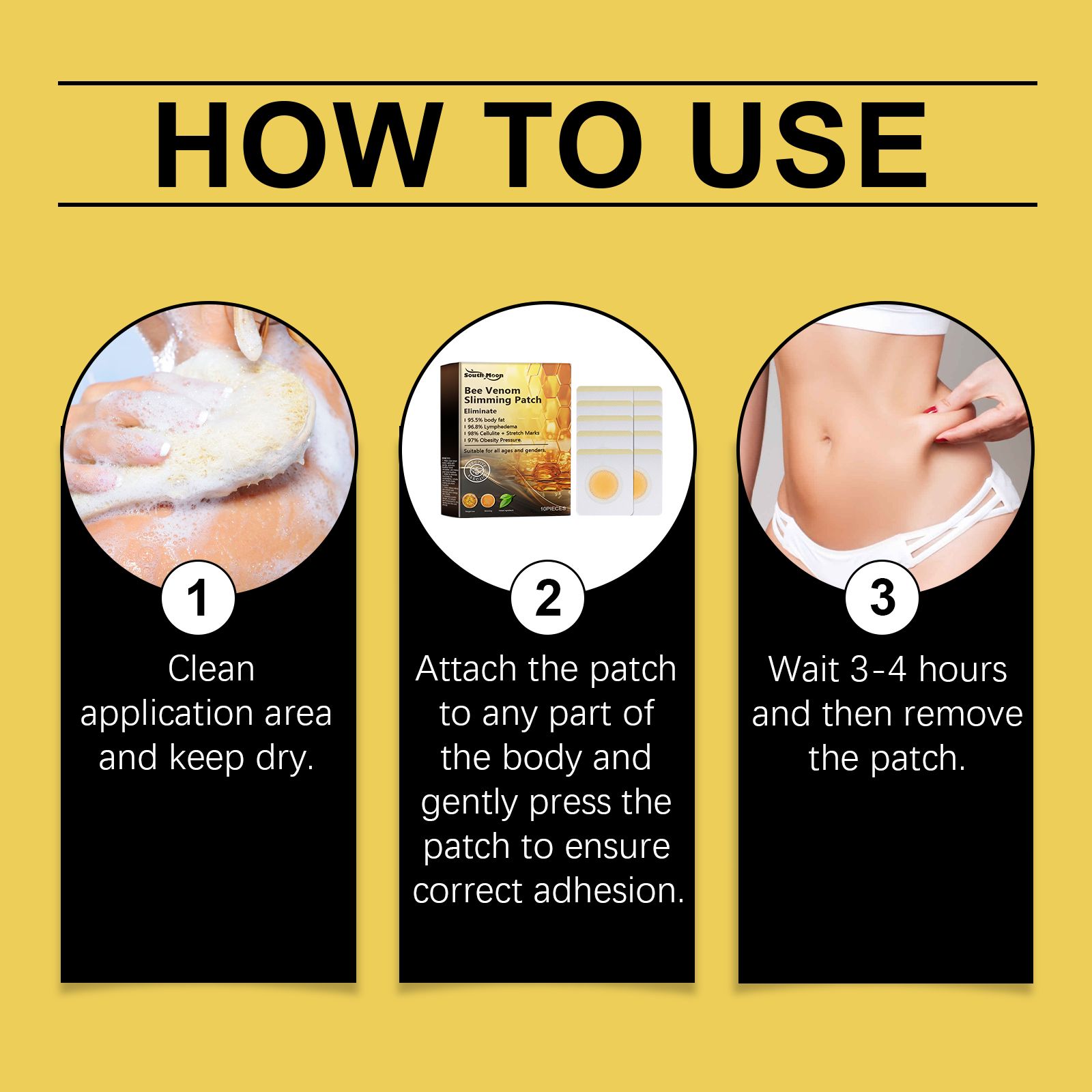 Bee Venom Body Shaping Patch For Firming Slimming And Daily Body Care