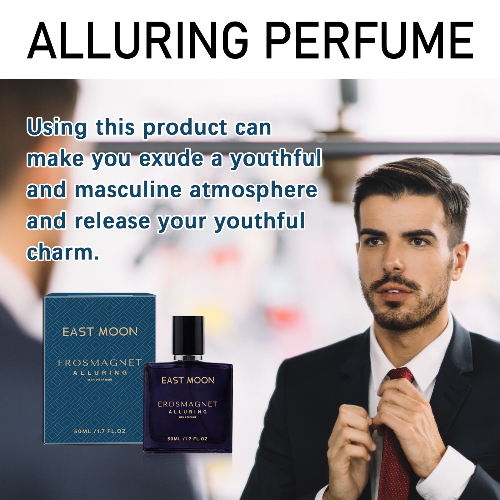 Men Charm Perfume Long Lasting Fresh Scent For Dating And Daily Wear