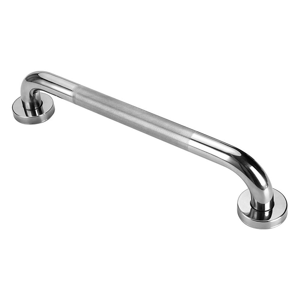 (16 inches/40cm) BTSKY Stainless Steel Bath Grab Shower Handle with Anti-Slip Grip - Dis