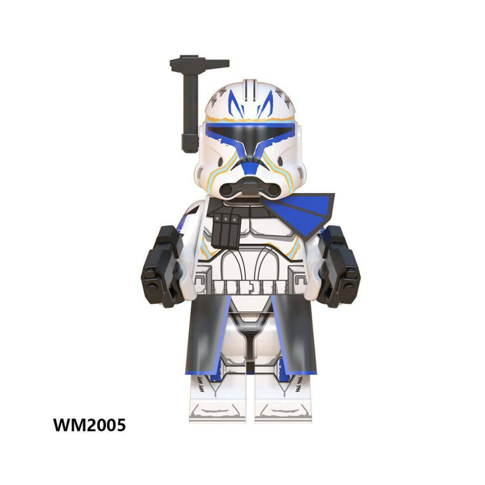 4PCS Star Wars Clone Trooper Cody Rex Commander Fit Lego Minifigures