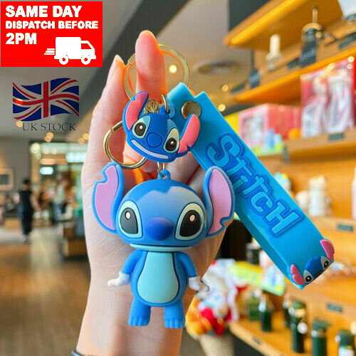 Lilo & Stitch Stitch Action Figure Keychain Backpack Pendant Kids Toys Gift