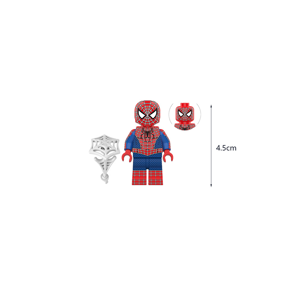 8Pcs Superhero Spiderman Dr. Strange Mini Figure Building Blocks Kids Gift Toys