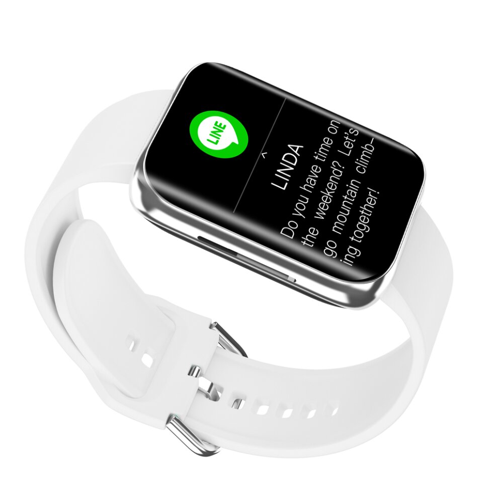(Black) Bluetooth Smart Watch Health Monitoring Reminder