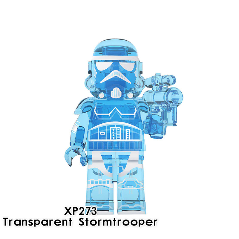 Star Wars Minifigures Fits Lego 8 Pieces Children Assemble Building Blocks Toy Collectibles Movie Characters Action Figures with Weapons Kids Fans Boys Teens Toy as DIY Christmas Advent Calendar Supplies