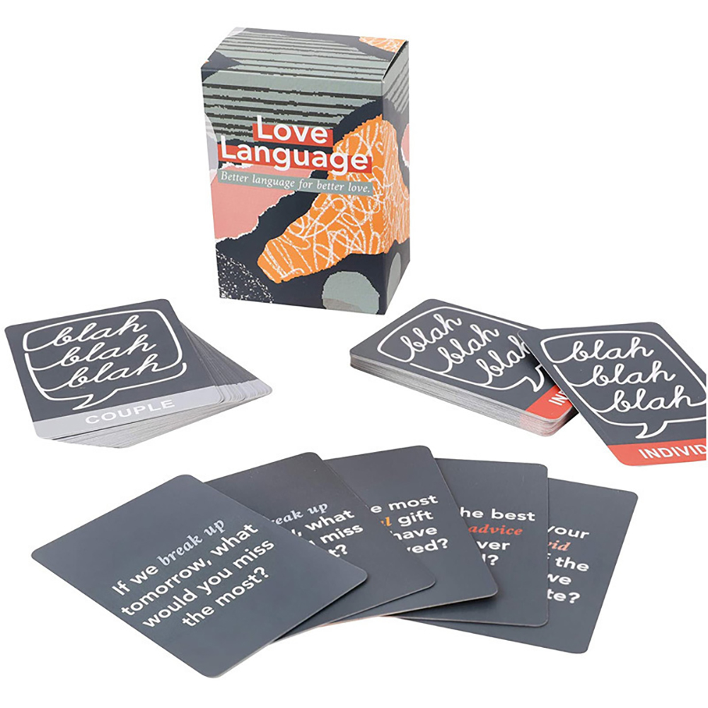 Love Language Card Game Party Board Games 150 Conversation Starter Questions for Couples Connections Partner Date Night Relationship