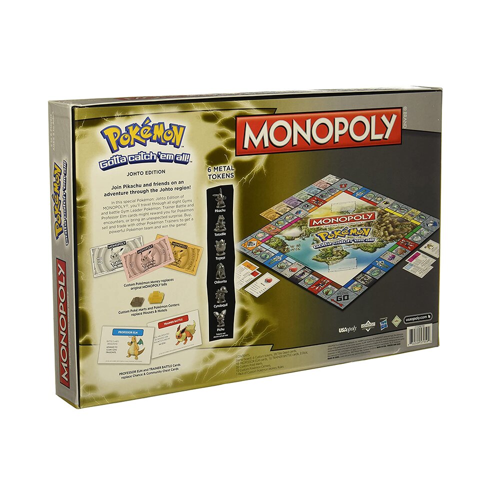 Pokemon Monopoly Board Game Cartoon Party Card Games Pokémon Party Trading Games Toys Gifts
