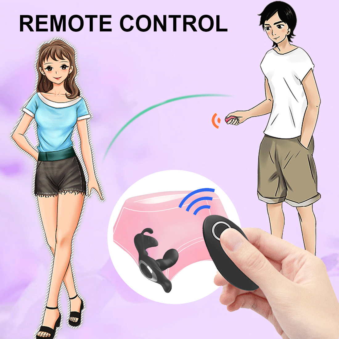 Prostate Vibrator Penis Dildo Male G-Spot Massage Device Massager Orgasm Masturbator Adult Sex Toys 7 Vibration Modes USB Rechargeable Remote Control