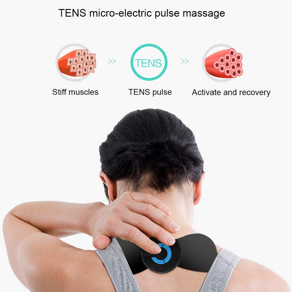 Portable EMS Massager Mini Neck Massager Electric Muscle Stimulator
