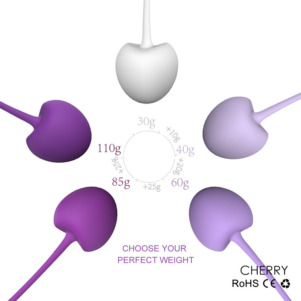 Vaginal Tightening Ball Adult Sex Toys Kegel Balls for Women Exercise Balls Set Pelvic Floor Strengthening Exerciser Muscle Shrink Cherry Shape