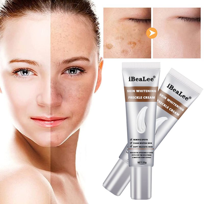 iBeaLee Skin Whitening Freckle Cream Melanin Fade Brighten Lightening Skin Care Facial