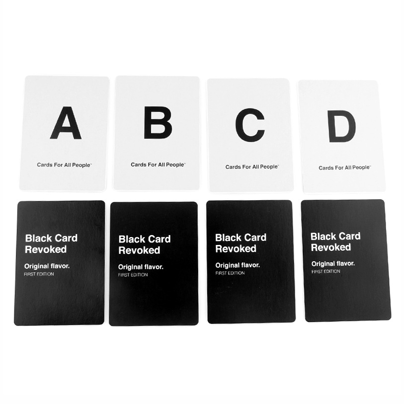 Black Card Revoked Original Flavor Cards Game