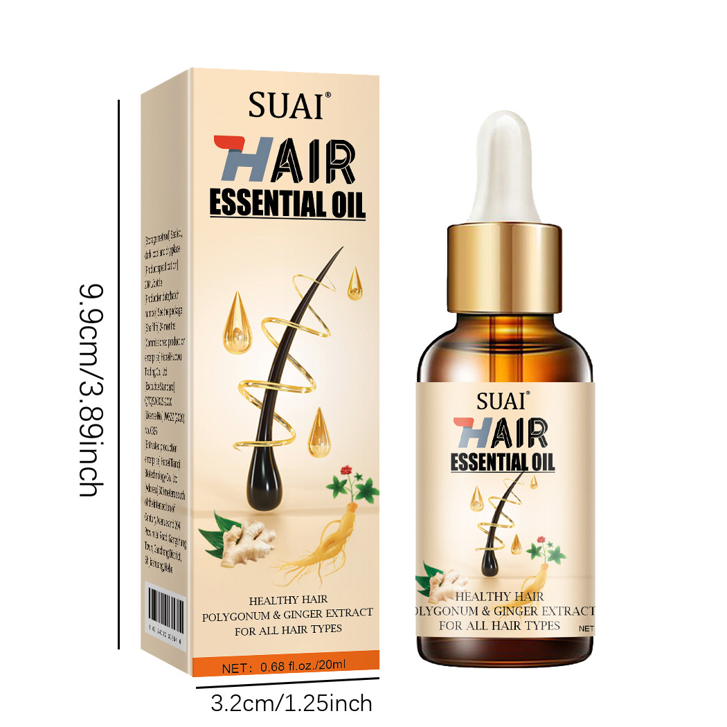 SUAI Hair Essential Oil Ginger Anti Hair Loss Repair Care Nourish Hair Growth Products