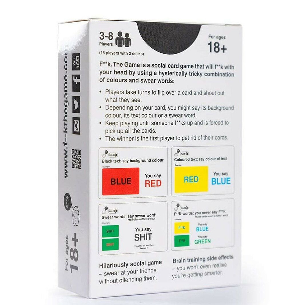 Hilariously Social Adult Party Game F**k. The Game