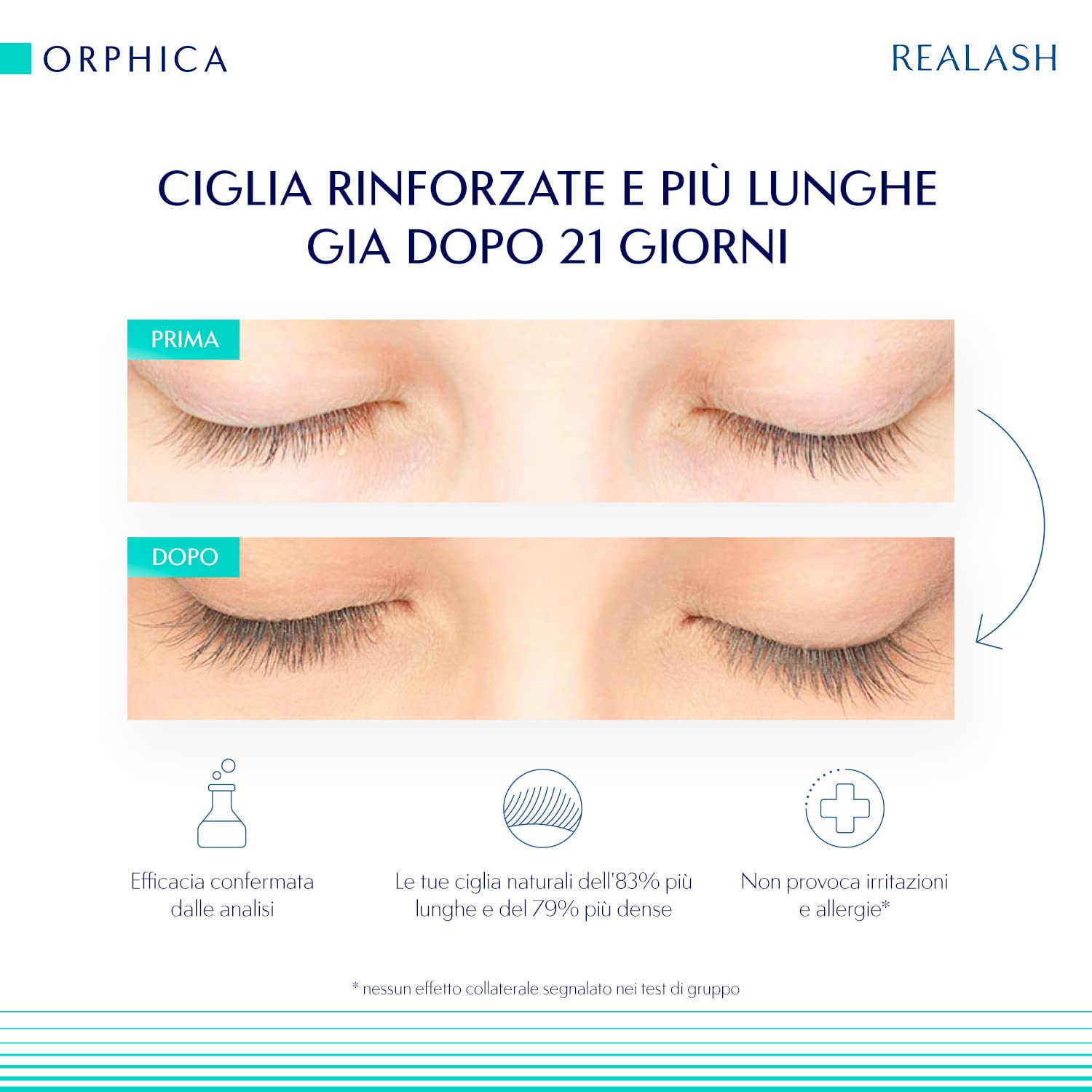 ORPHICA Realash Eyelash Enhancer Lash Nutrition Serum Essentials Conditioner Eye Lash Growth Serum Lash Lifting Extension Supplies 3ml