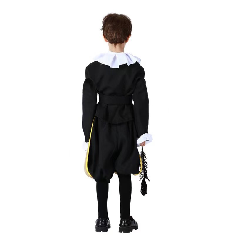 (110~120cm) Boy Prince Fancy Dress Cosplay Halloween Costumes Party Funny Outfit