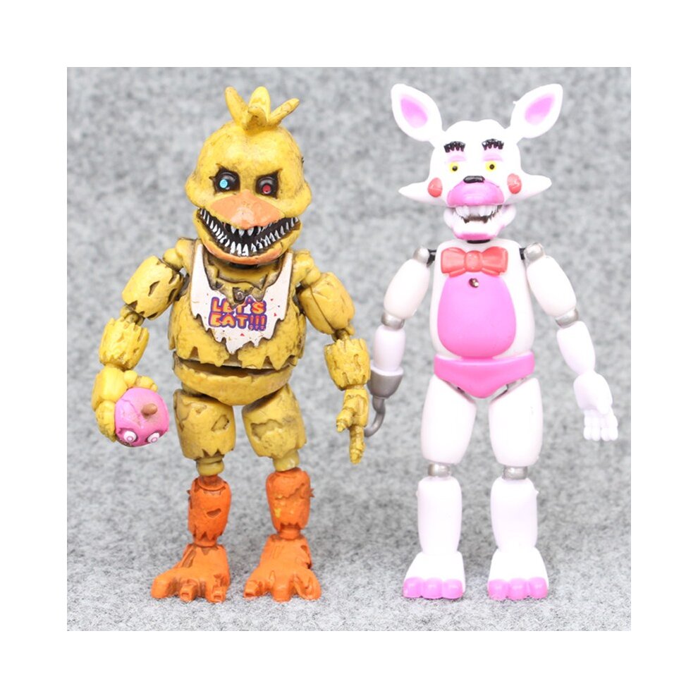 FNAF Five Nights At Freddys PVC Action Figures Toys Night Bear Figures Toy Sets Kids Toys Birthday Gift