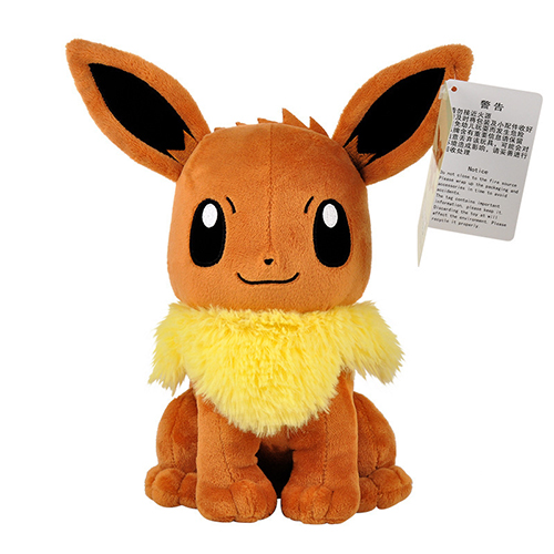 Pokemon Plush Doll Eevee Stuffed Animal Plush Toy Collectible Figure Doll Soft Cuddly Toy for Kids 25cm