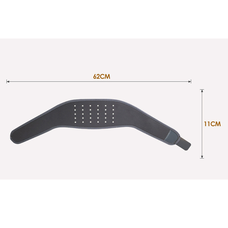 (Grey) 30LEDs Red Infrared Light Device 660nm and 850nm Red Infrared Lamp Belt Device Adjustable Red Light with Timer, for Neck Wrap,Back, Shoulder, Arm, Muscle