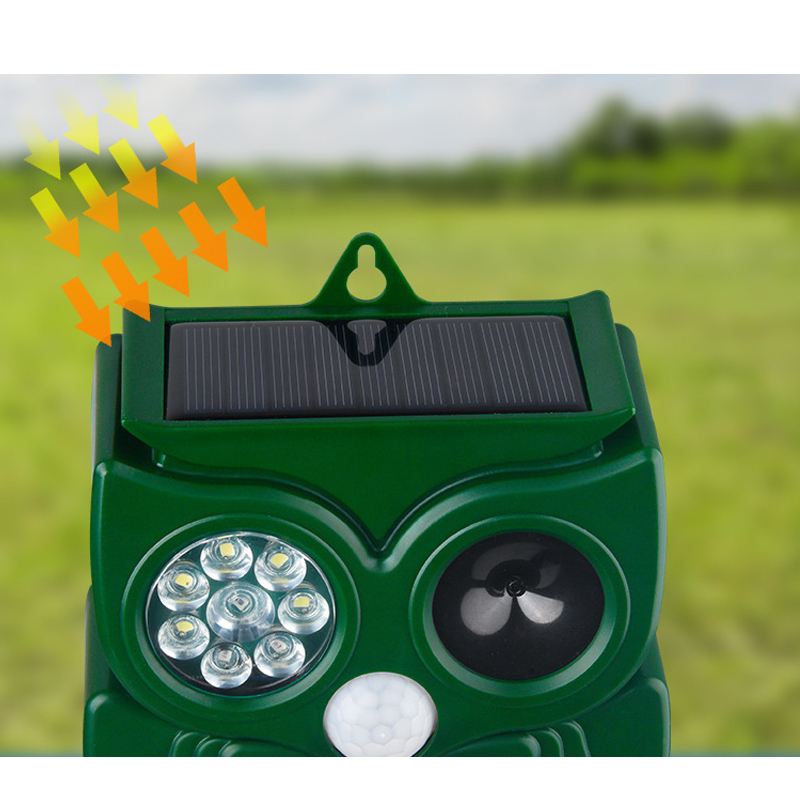 Ultrasonic Pet Repellent Animal Scarers  for Gardens Waterproof Repeller Adjustable Sensitivity for Farm Yard Orchard
