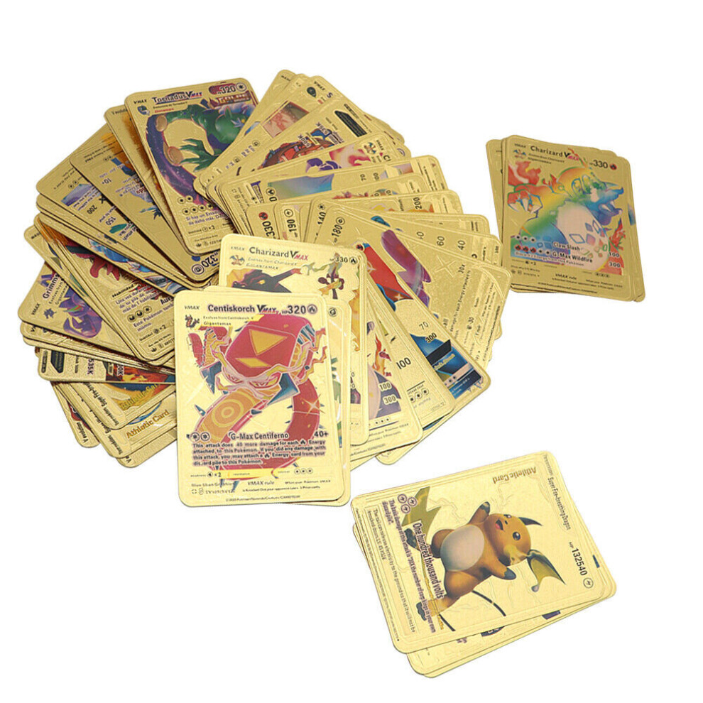 55Pcs For Pokemon Card Mint Vmax GX Charizard Collection Boxes Gold UK