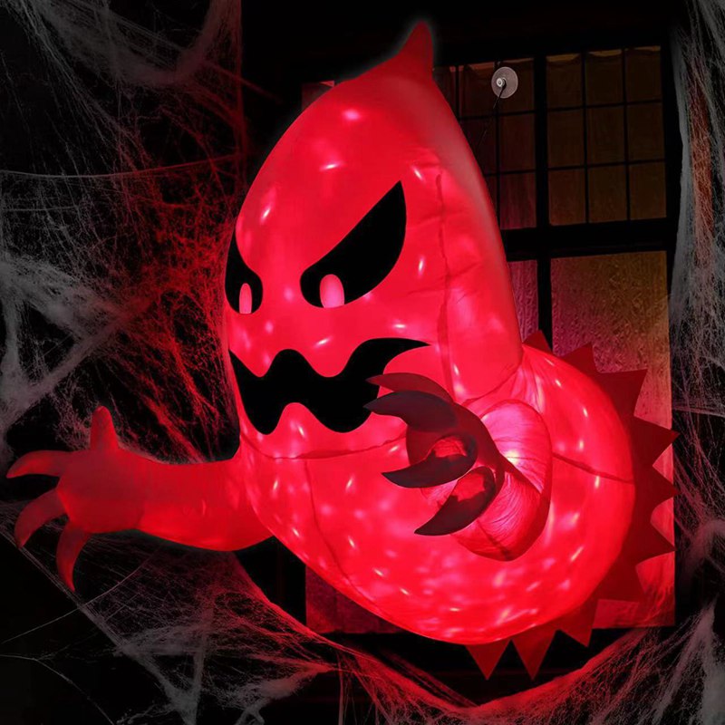 Halloween Inflatable Ghost with LED Light Outdoor Decorations