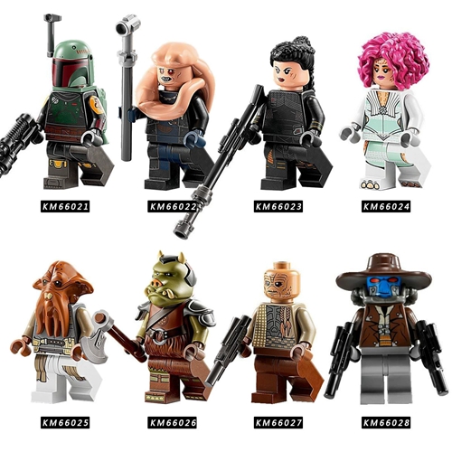 16 Pcs Star Wars Mandalorian Building Block Mandalorian Commander Doom 501st Lmperi Mini Building Block Baby Yoda Toys