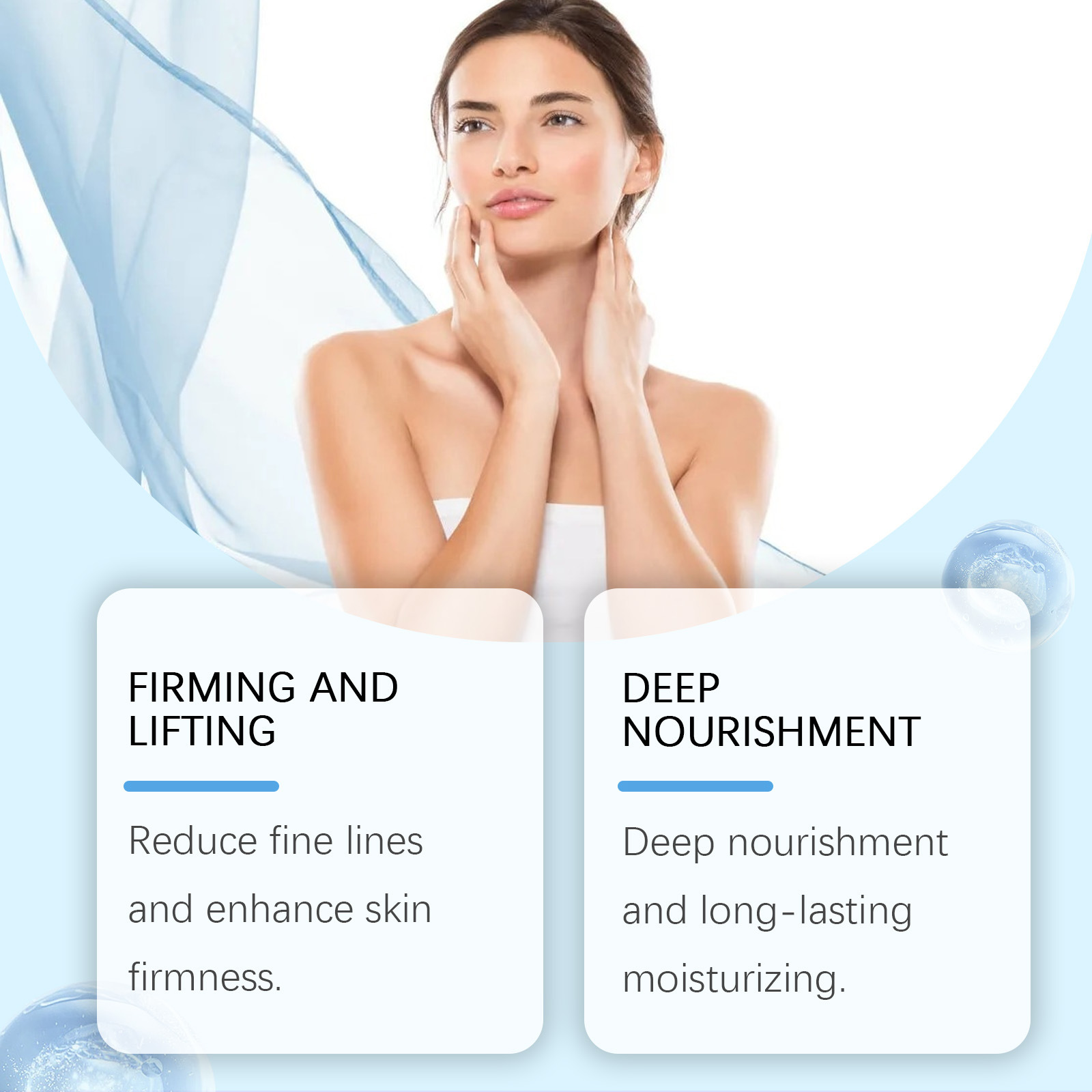 (1 PC) HOYGI Skin Firming Cream Tightening Improve Sagging Body Lotion Increase Elasticity Nourishing Moisturizing Lifting Brighten Skin Care