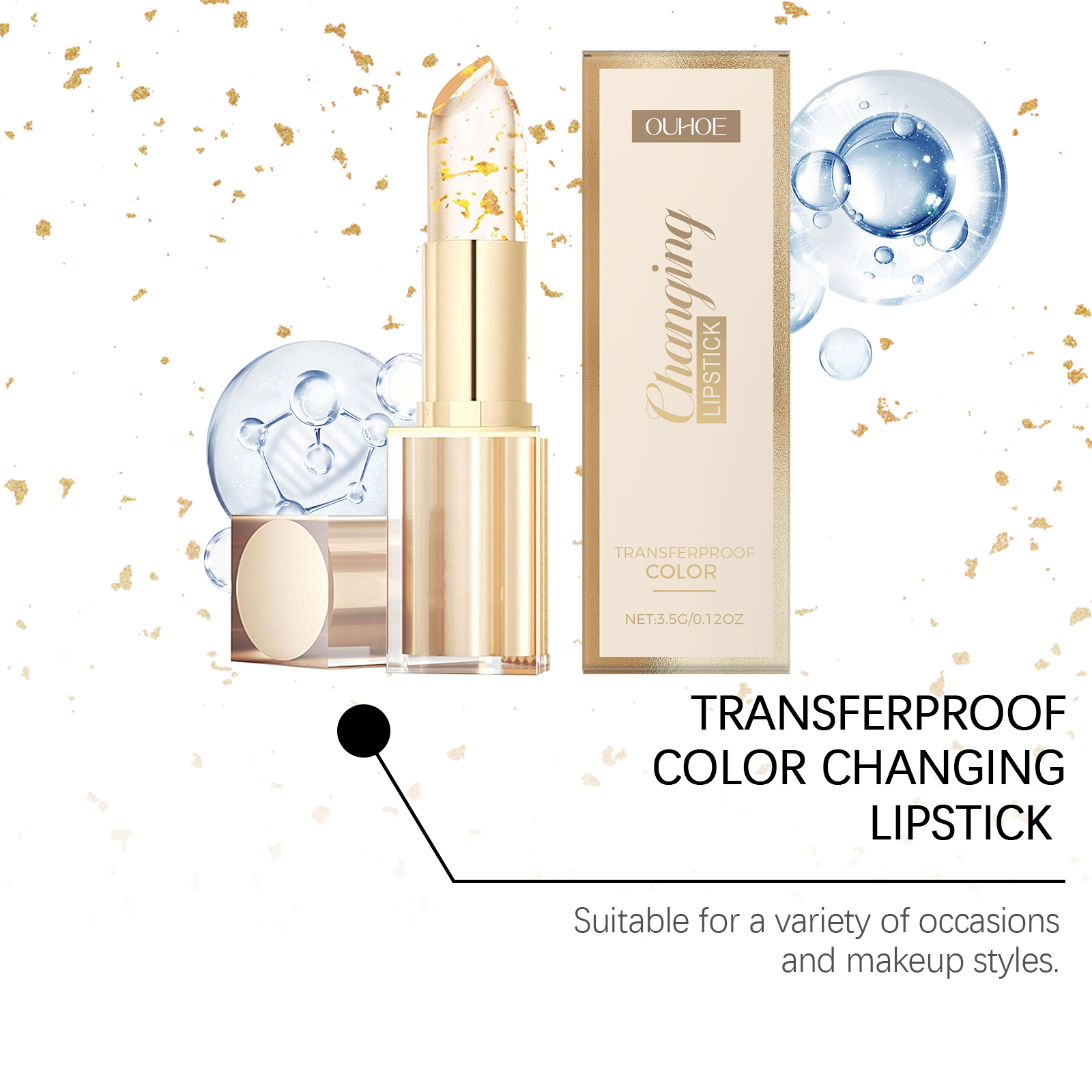 Transferproof Color Changing Lipstick Moisturizing Repairing Deep Nourishment Plumping Jelly Transparente Long Lasting Lip Balm