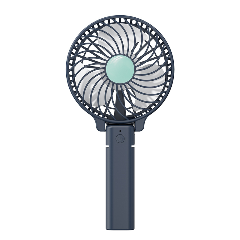 USB Rechargeable Portable Handheld Fan with 3 Speeds Mini Foldable Desk Fan Desktop Cooling Silent Fans for Indoor, Camp, Home, Office, School, Travel, Camping