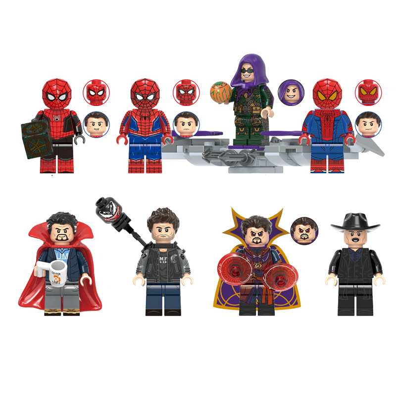 Super Hero Mini Figures Marvel Anime Collection Set Suitable for Boys Holiday Gifts Safe ABS Plastic Smooth Surface Comfortable Feel