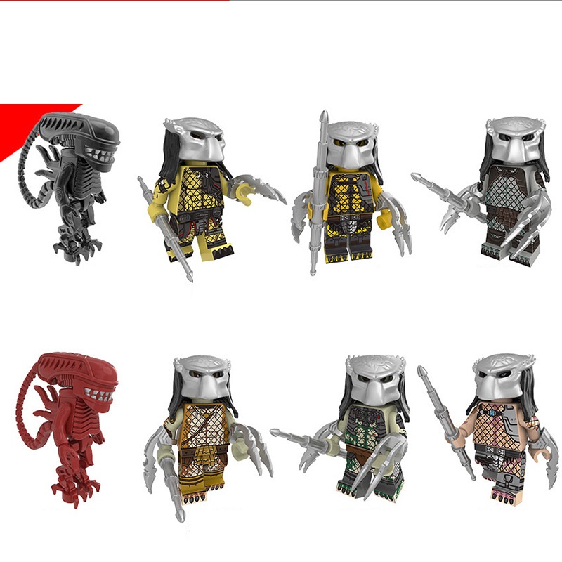 Kids Toys Predators Building Blocks TV Movie Series Minifigure Fit Lego Christmas Gifts