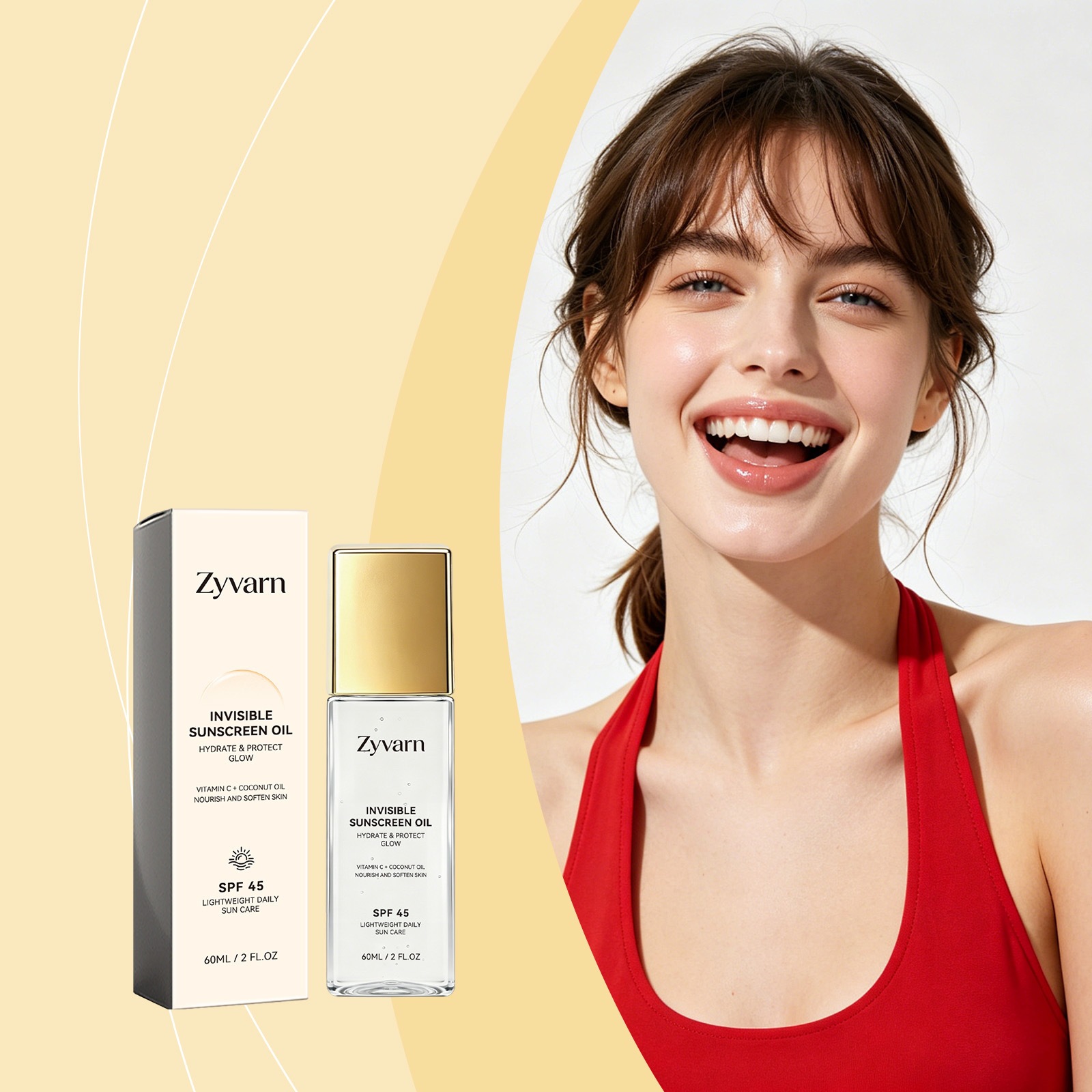 Invisible Protective Body Oil For Summer Hydration Nourishing And Lightweight Skin Shield Care