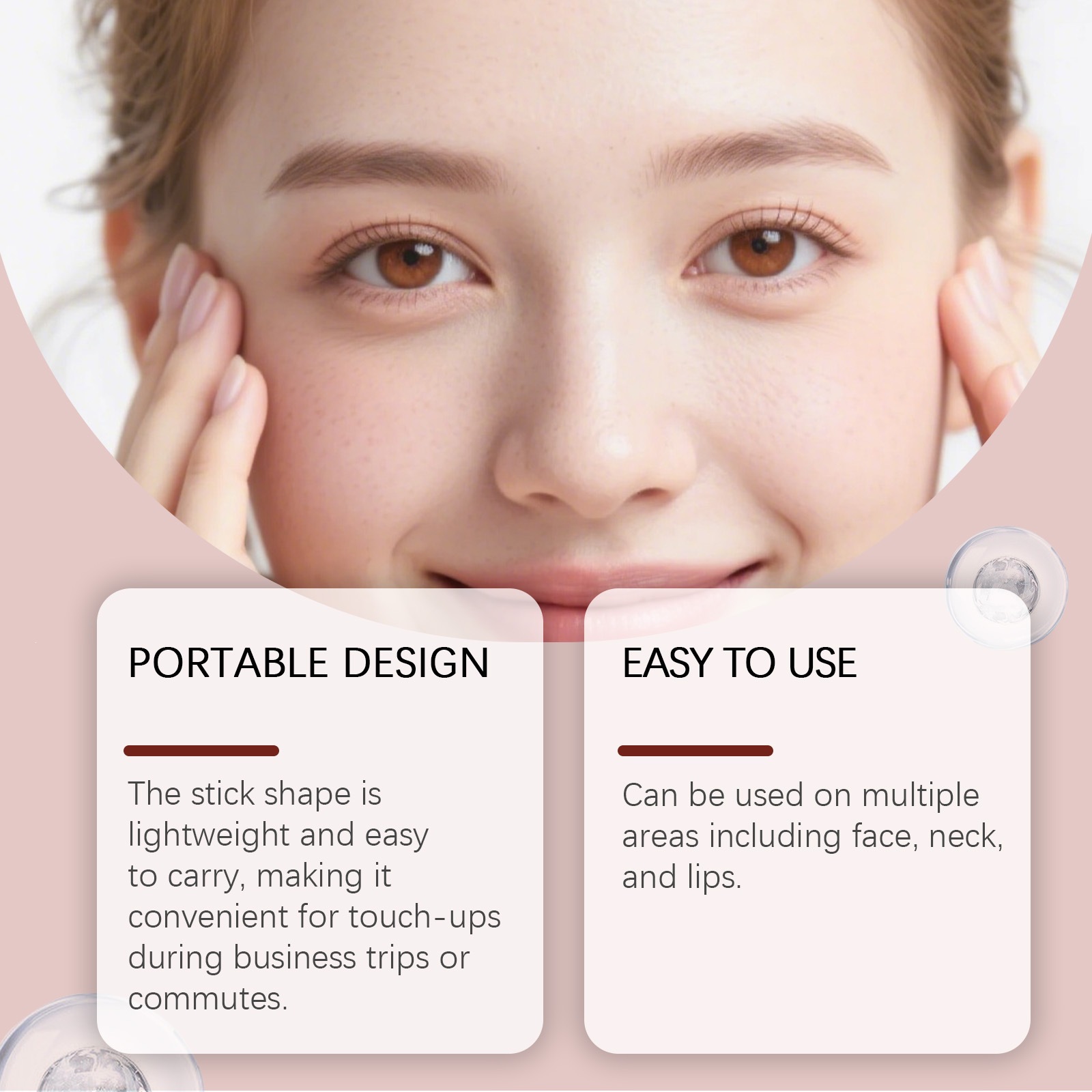 Pink Plumping Multi Effect Moisturizing Stick For Hydrating Softening And Smoothing Dry Facial Skin