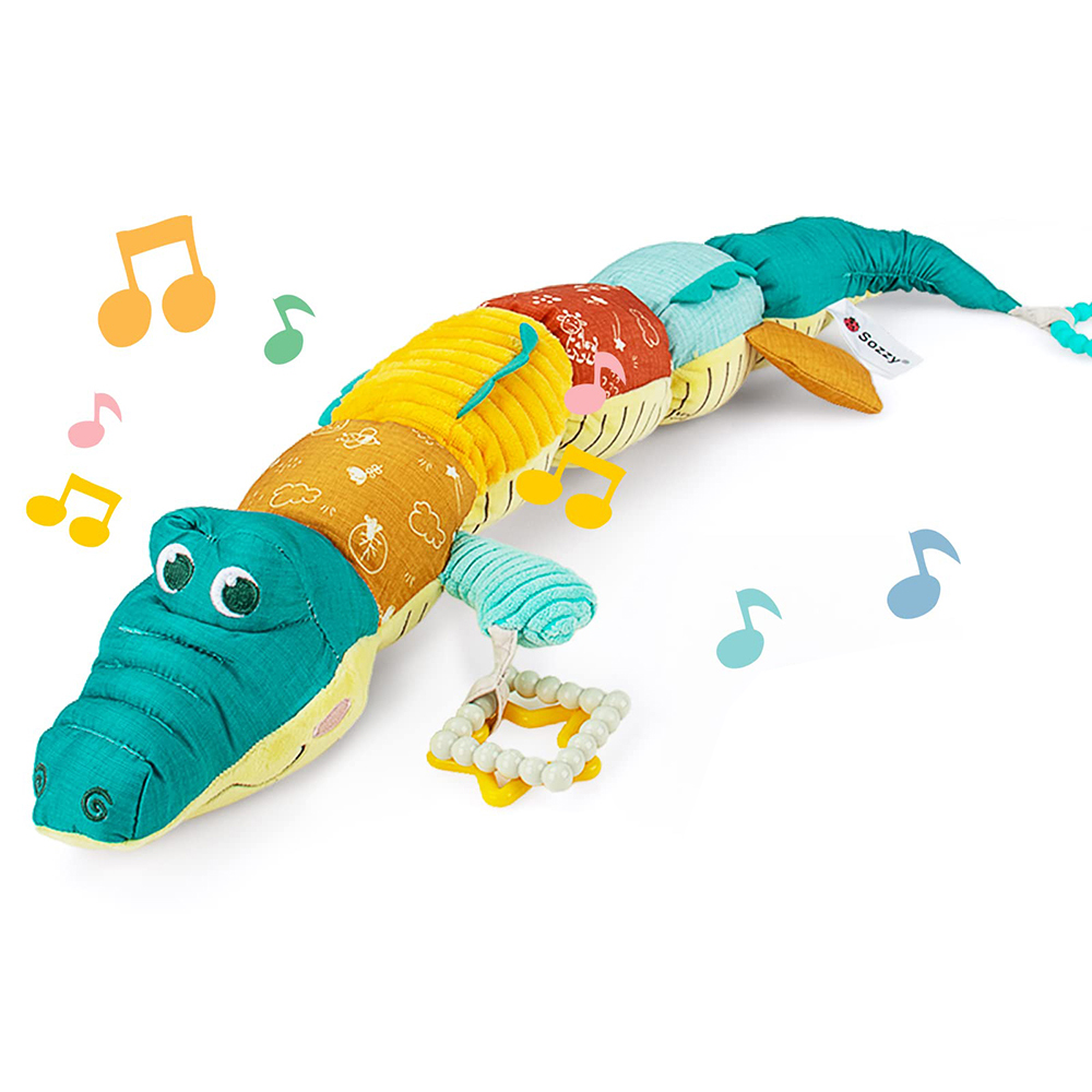 (OR 1012) Baby Rattle Musical Caterpillar Worm Soft Infant Plush Toys  Educational Interactive Sensory Toy for Babies Newborn Toddler Gift