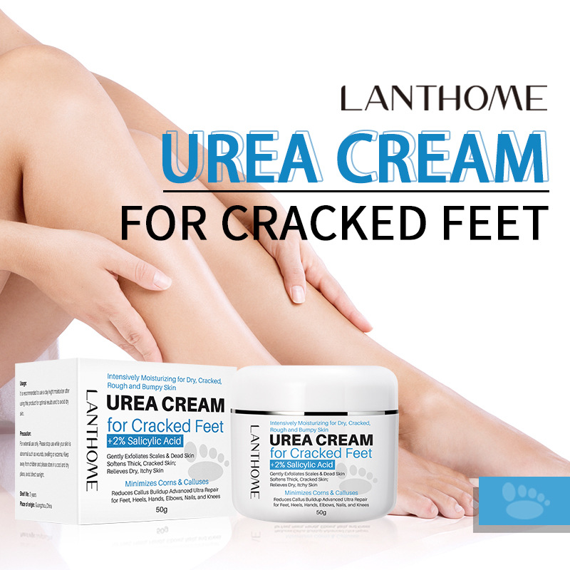 Urea Foot Cream For Cracked Heels Dry Skin Moisturizing Repairing Daily Foot Care Treatment 50g