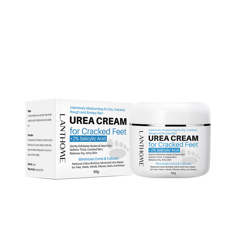 Urea Foot Cream For Cracked Heels Dry Skin Moisturizing Repairing Daily Foot Care Treatment 50g