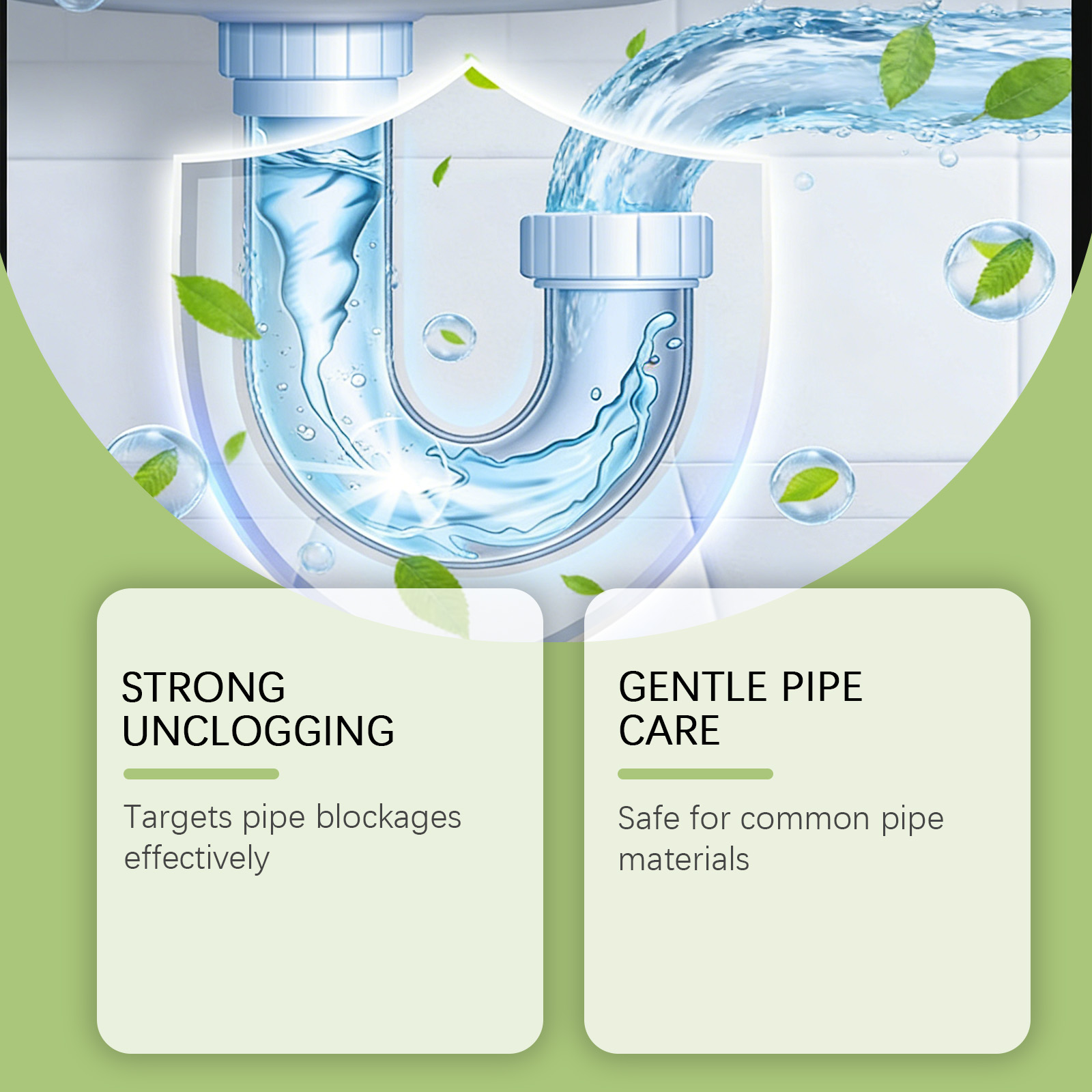 Pipe Dredging Powder Household Multi Functional Cleaning Odor Removal Anti Clog Toilet Kitchen Sewer Drain Pipeline Blockage Prevention