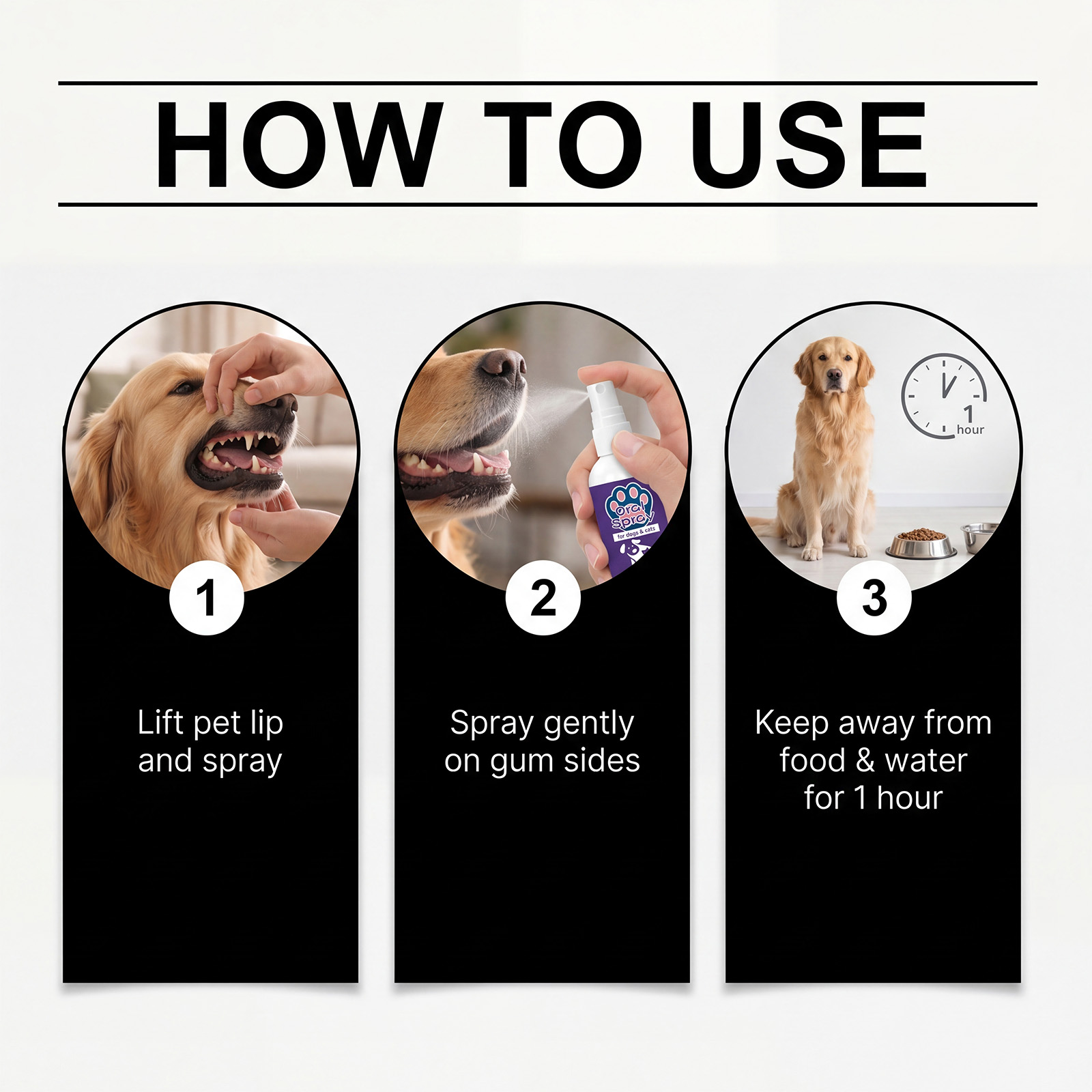 Pet Oral Care Spray Mild Gentle Care Fresh Comfort Clean Breath Daily Oral Maintenance For All Pets