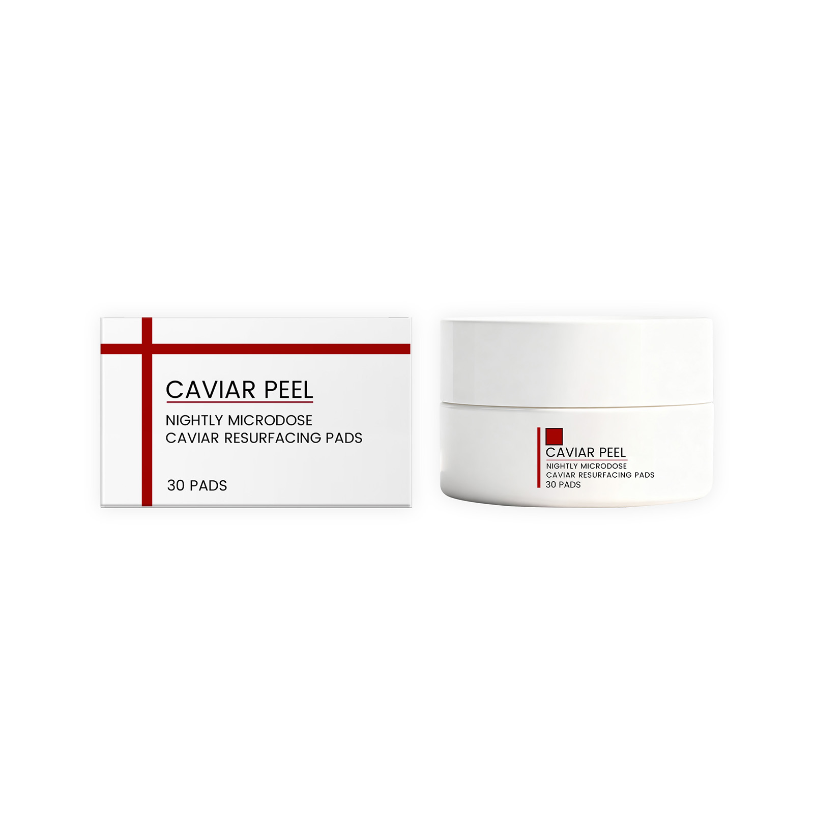 Caviar Cotton Pads Night Care Mild Exfoliation Daily Hydrating Moisturizing Facial Skin Compress Use Soft Cleansing Gentle Nourish