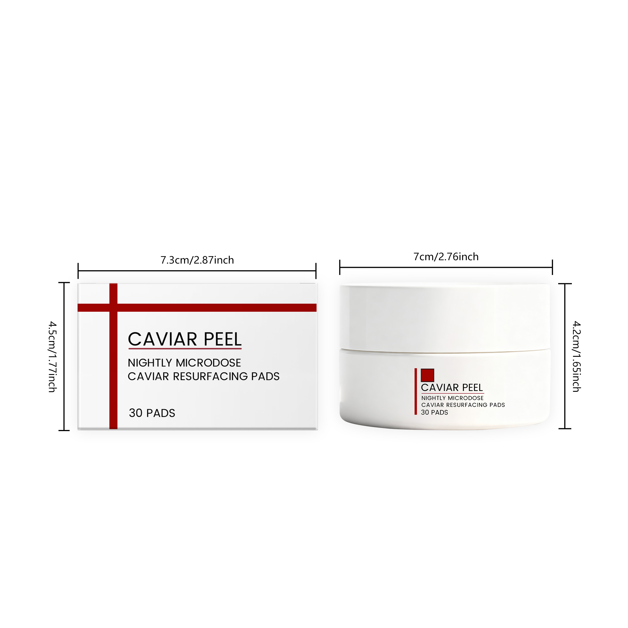 Caviar Cotton Pads Night Care Mild Exfoliation Daily Hydrating Moisturizing Facial Skin Compress Use Soft Cleansing Gentle Nourish