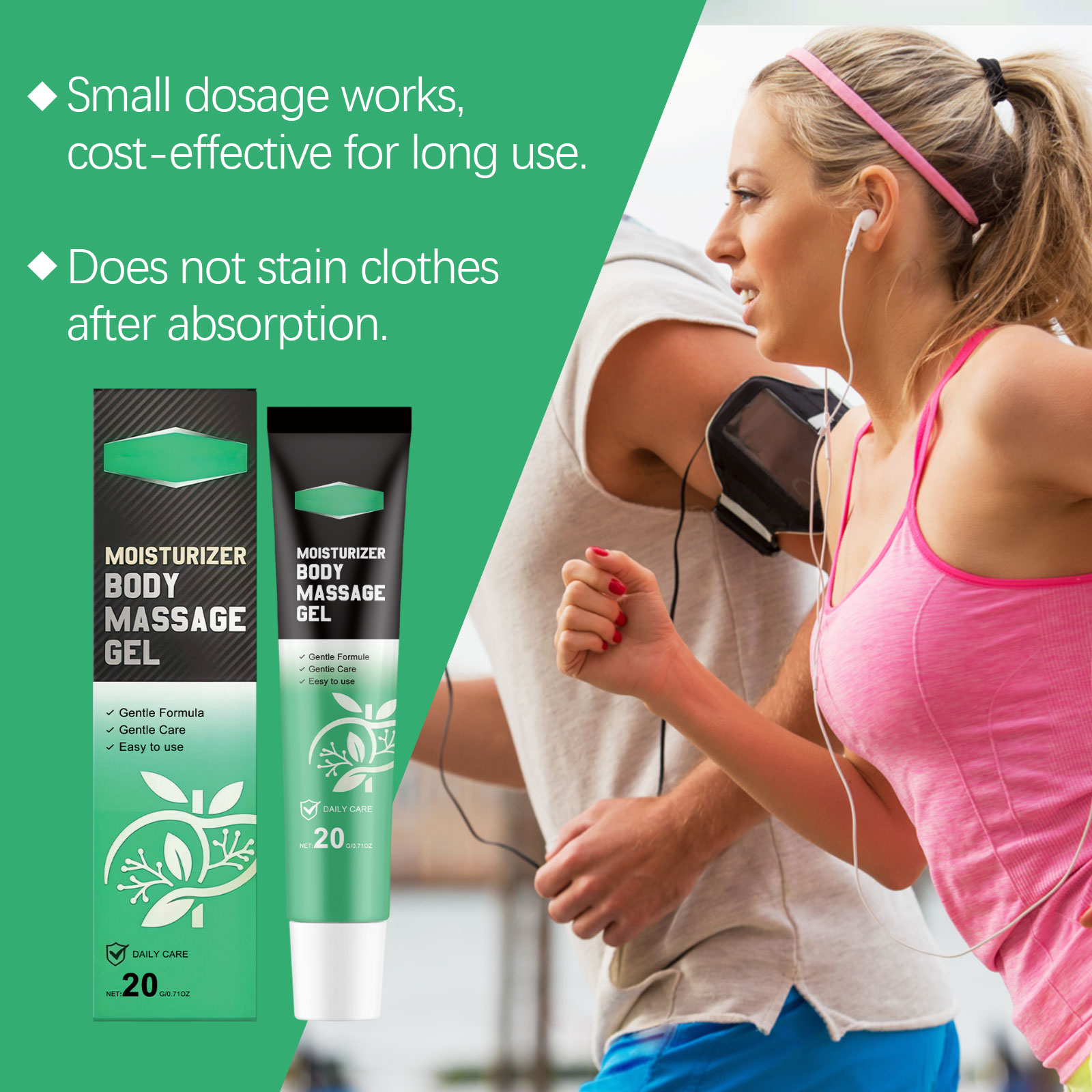 Body Care Gel Gentle Nourish Wrist Knee Joint Smear Massage Daily External Skin Care Cream Soft Protect Tissue Lubricate Relieve Discomfort