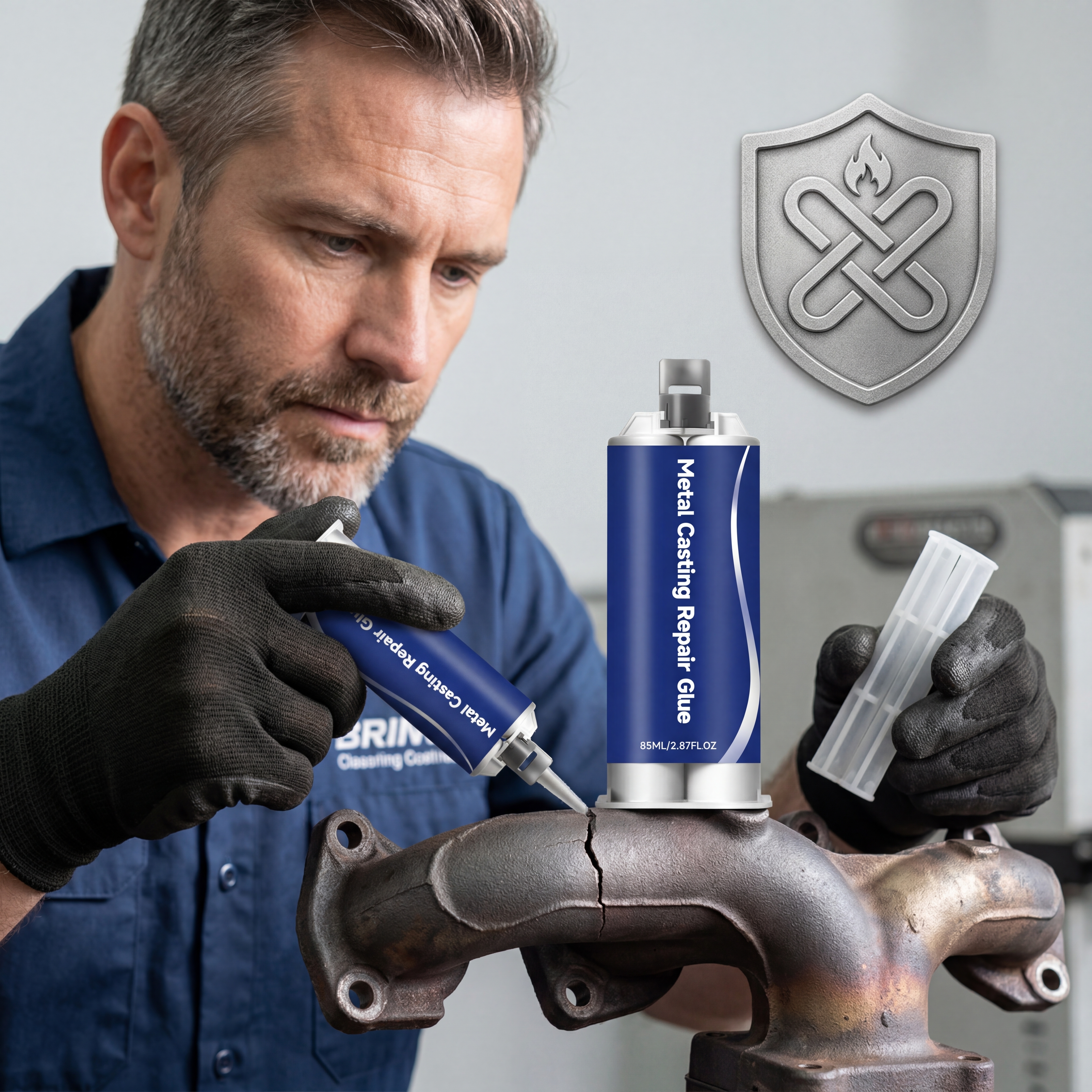 Metal Casting Repair Glue High Temperature Resistant Welding Strong Sealant For Cast Sand Holes Air Pores Crack Fix