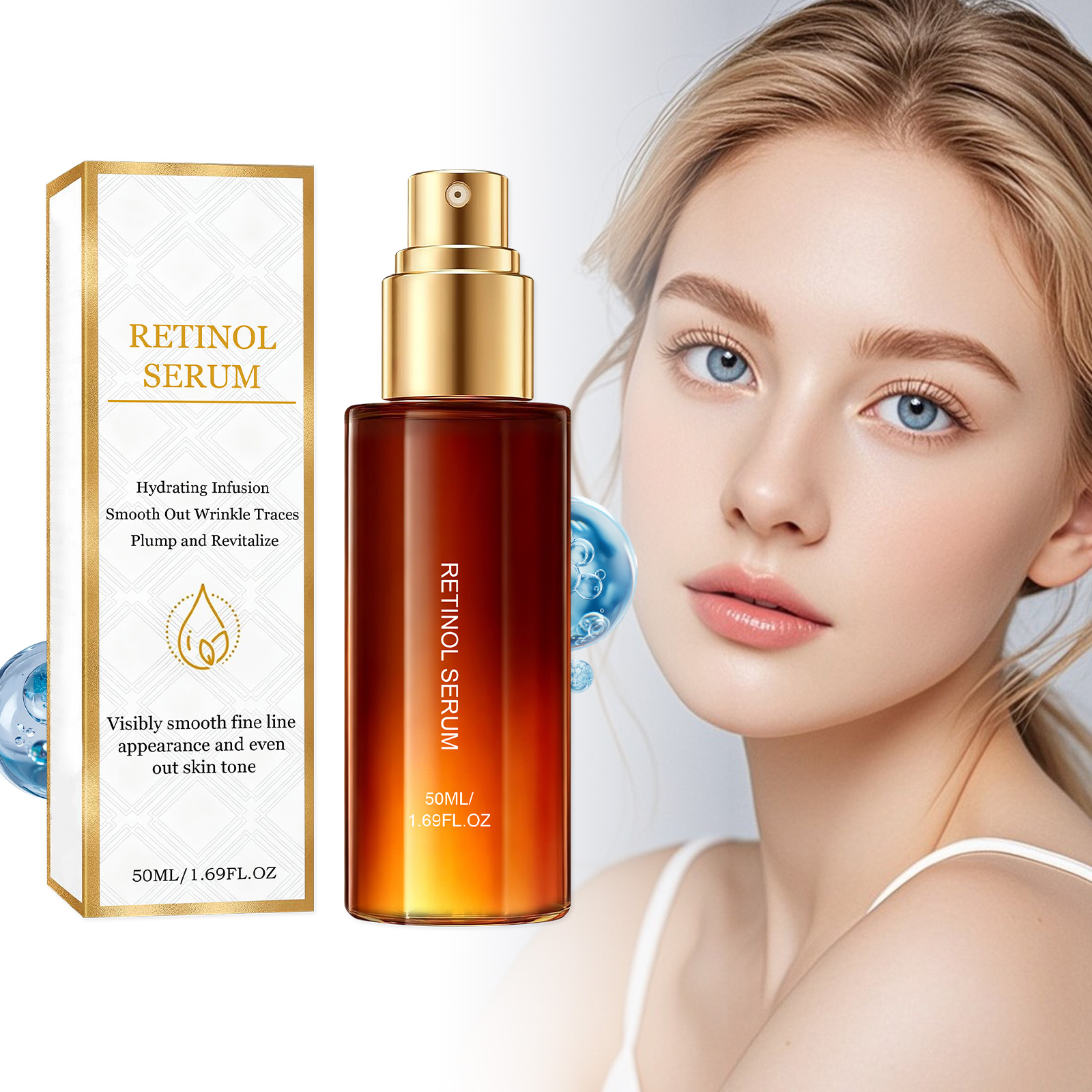 Smooth Revitalizing Essence Liquid Daily Moisturizing Mild Hydrating Tender Delicate Refreshing Skin Care Serum