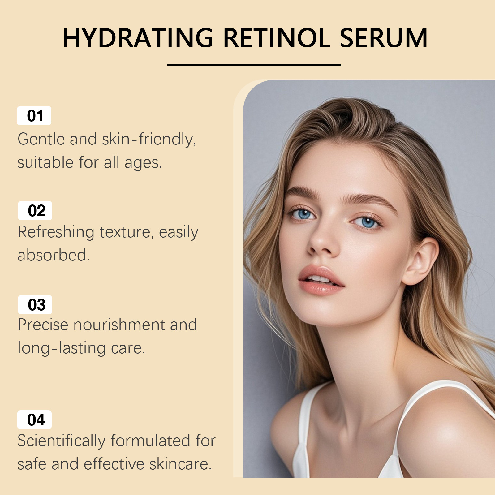 Smooth Revitalizing Essence Liquid Daily Moisturizing Mild Hydrating Tender Delicate Refreshing Skin Care Serum