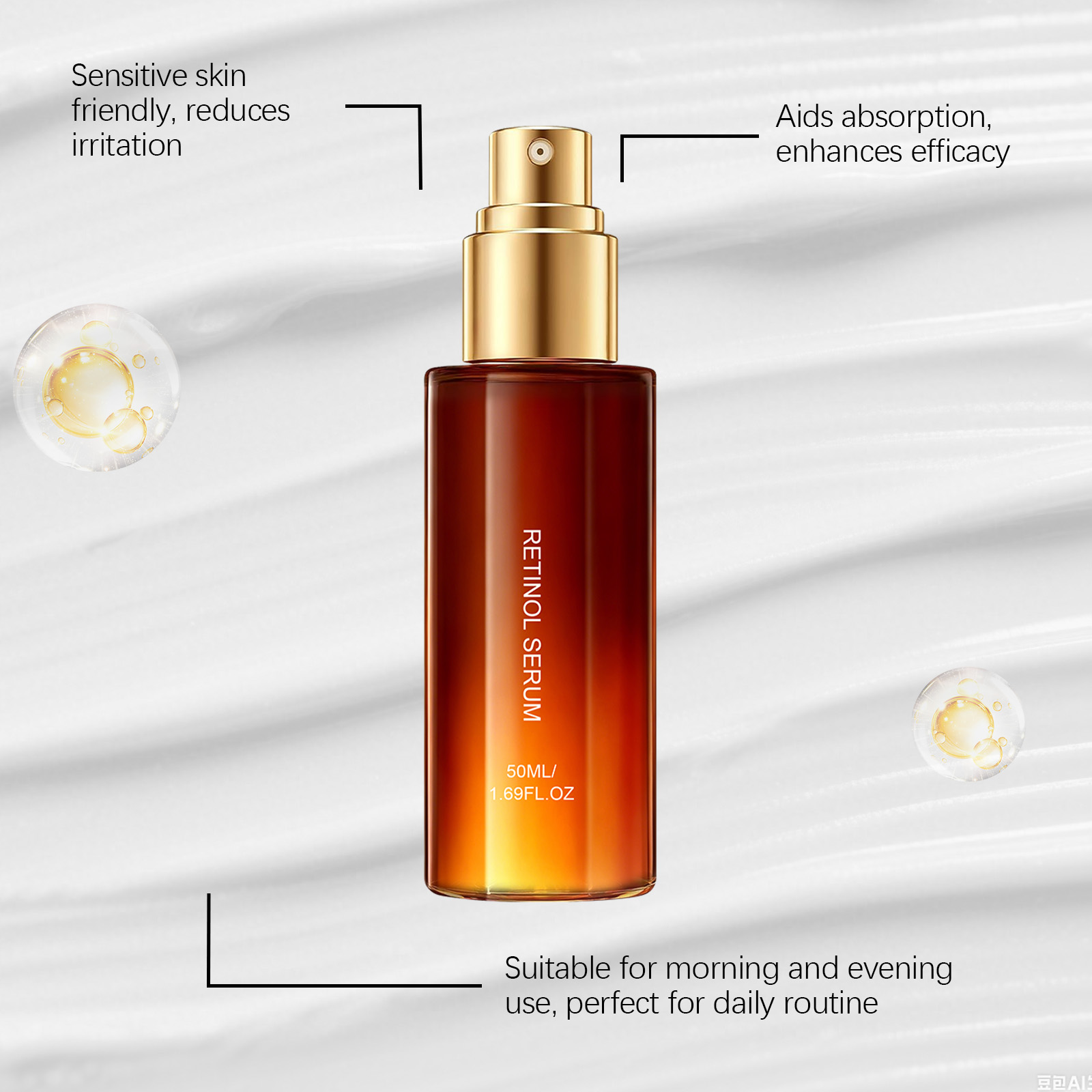 Smooth Revitalizing Essence Liquid Daily Moisturizing Mild Hydrating Tender Delicate Refreshing Skin Care Serum