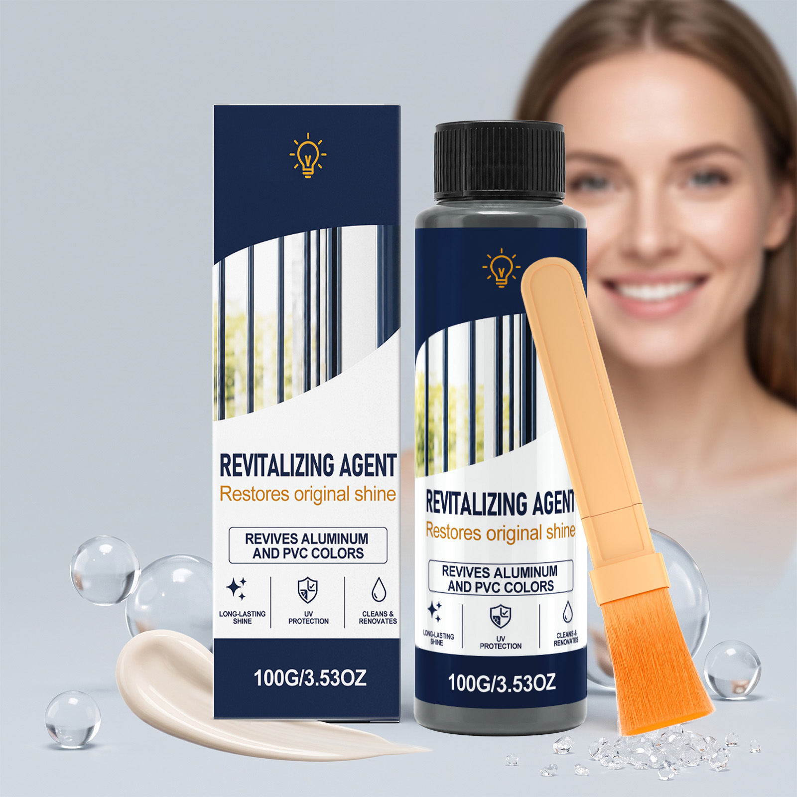 Refresh Agent Gloss Restoring Stain Cleansing Dust Removing Daily Multi Purpose Rubber Plastic Surfaces