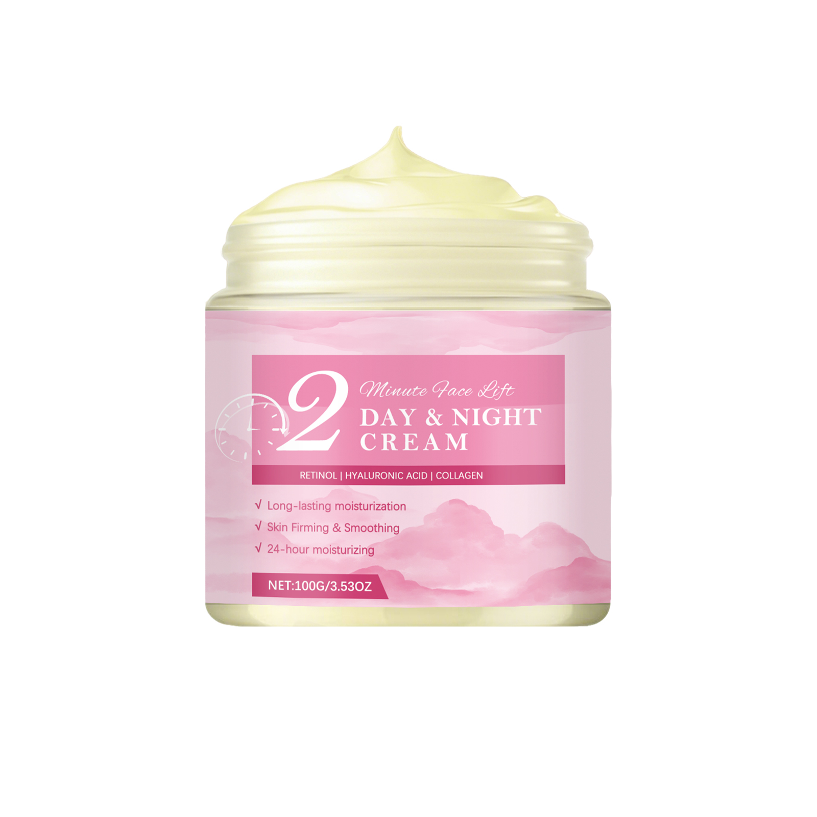 Retinol Cream Daily Moisturizing Hydrating Nourishing Softening Locking Light Texture Smooth Facial Skin Care
